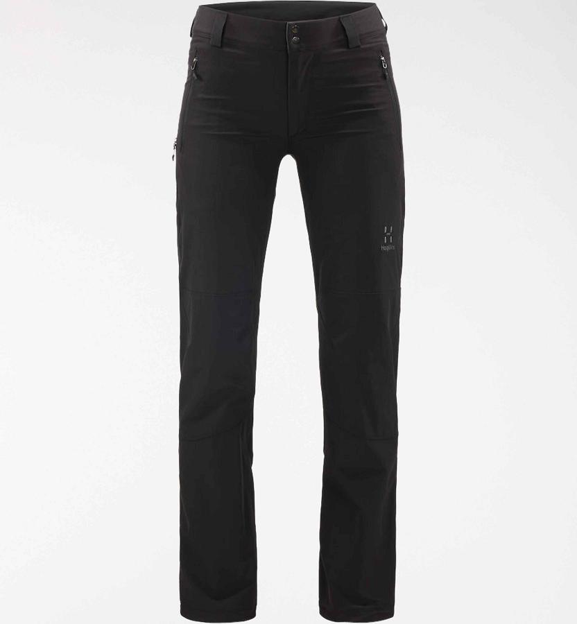 Haglöfs Morän Softshell Pants Black For Womens PGLZU7160 Australia